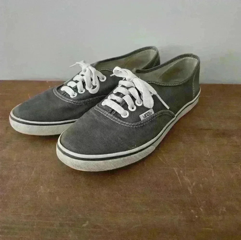 VANS grey mens size 6 (women's 7.5) sneakers